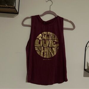 Spiritual Gangster X Peloton Together We Shine Crewneck Tank Top Muscle Tee Sml